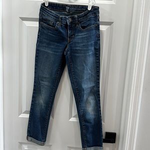 Gap Skinny Roll Up Cropped Jeans